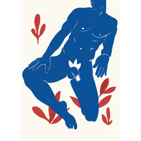 Commande: silhouette de la série Amor de Hombre 21x30 cm