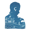 Commande: silhouette de la série Clair de Lune 21x30 cm