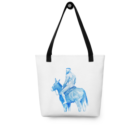 Totebag Bestia - œuvre d'art queer par l'artiste Bran Sólo. Acheter de l'art en ligne