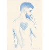 Corazón (n. 1) - œuvre d'art queer par l'artiste Bran Sólo. Acheter de l'art en ligne