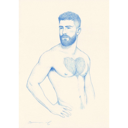 Corazón (n. 2) - obra de arte queer del artista Bran Sólo. Comprar arte online