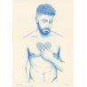 Obra de arte queer del artista Bran Sólo. Comprar arte online